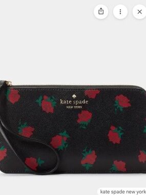kate spade Lucy Ditsy Rose Wristlet NWT